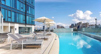 Indoor pool, seasonal outdoor pool