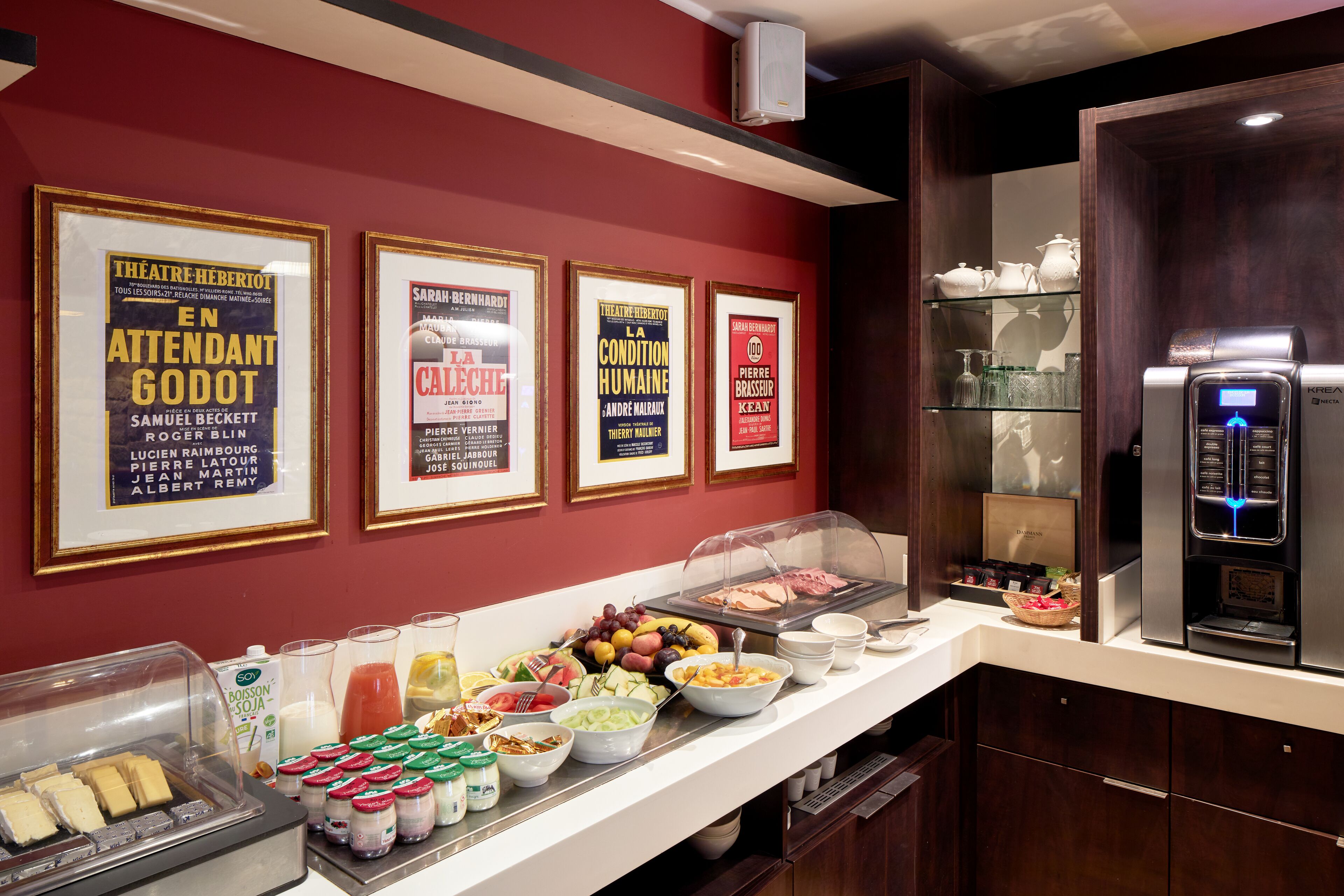 daily buffet breakfast (eur 20 per person)