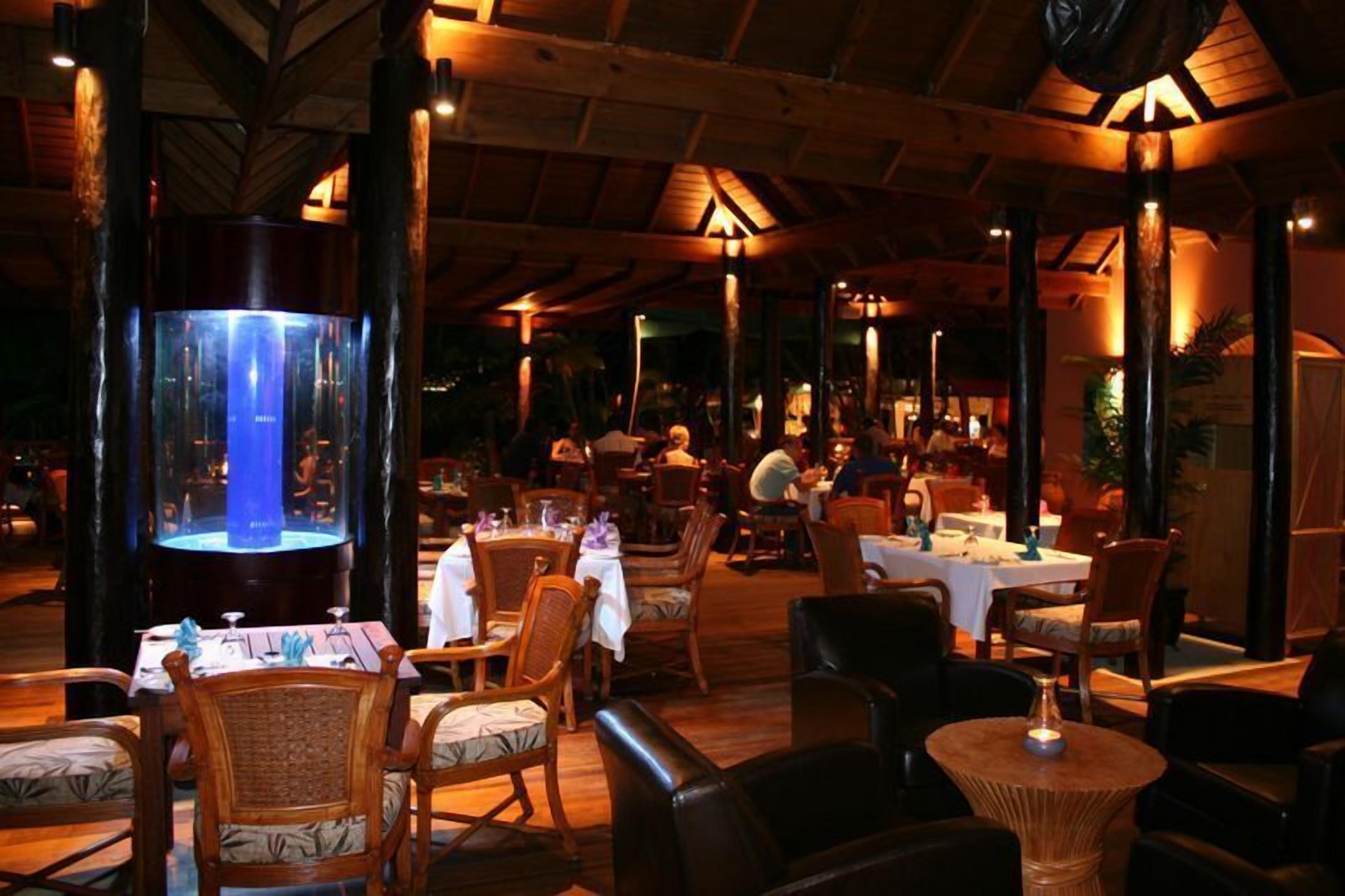 lunch, dinner served; international cuisine, beach views