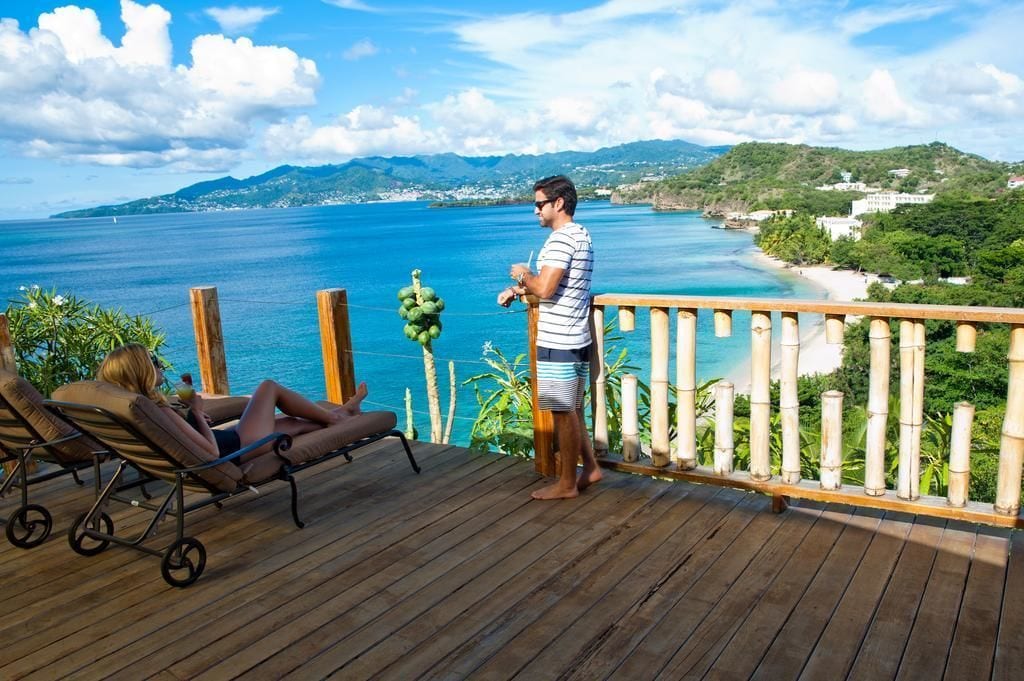 panoramic villa, 1 bedroom, jetted tub, sea view | view from room