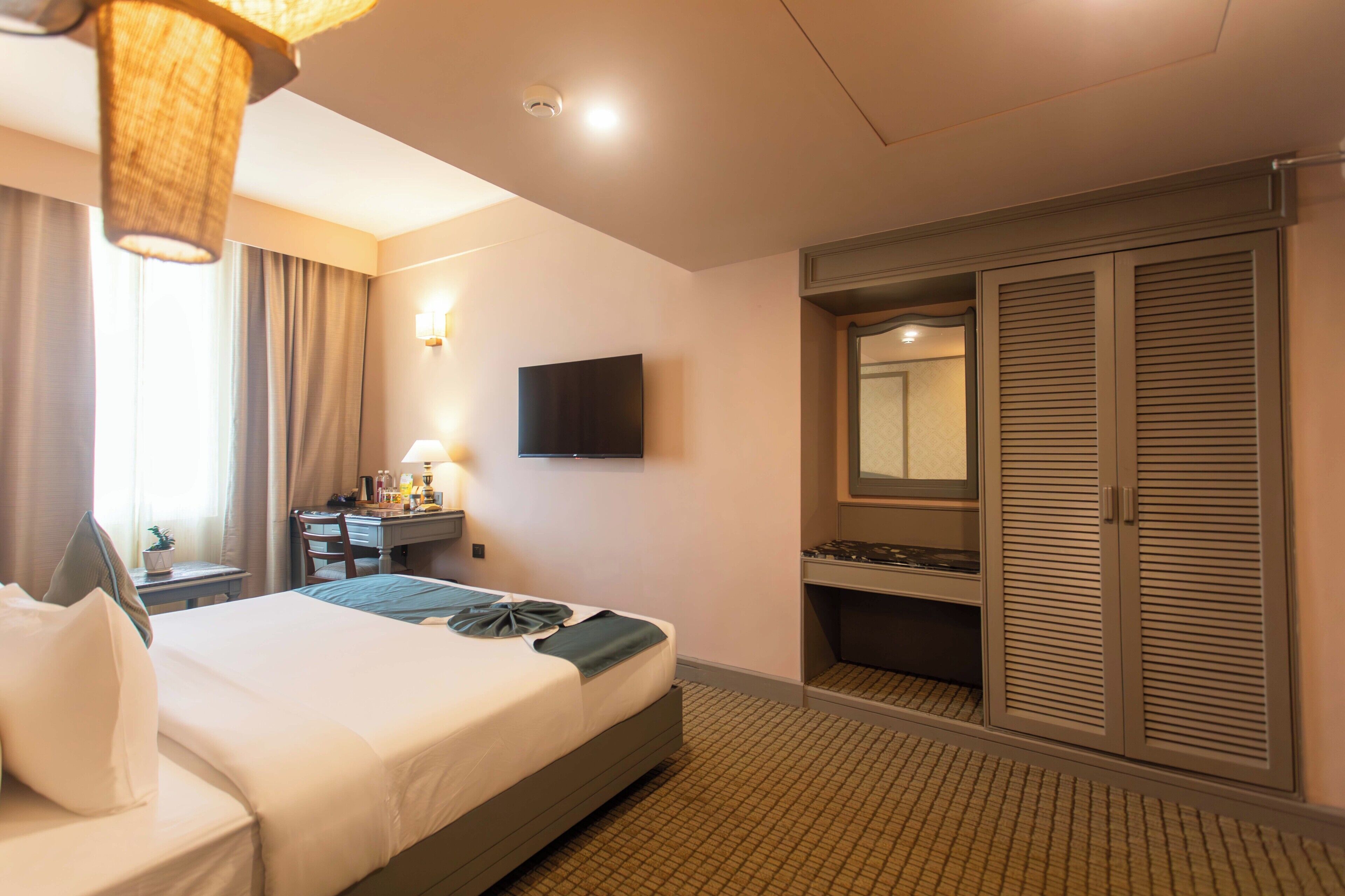 Chambre Deluxe, 1 chambre | Lits pliants/supplémentaires, Wi-Fi gratuit, draps fournis