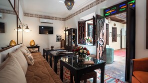 Lobby lounge - Riad Aubrac (Marrakech)