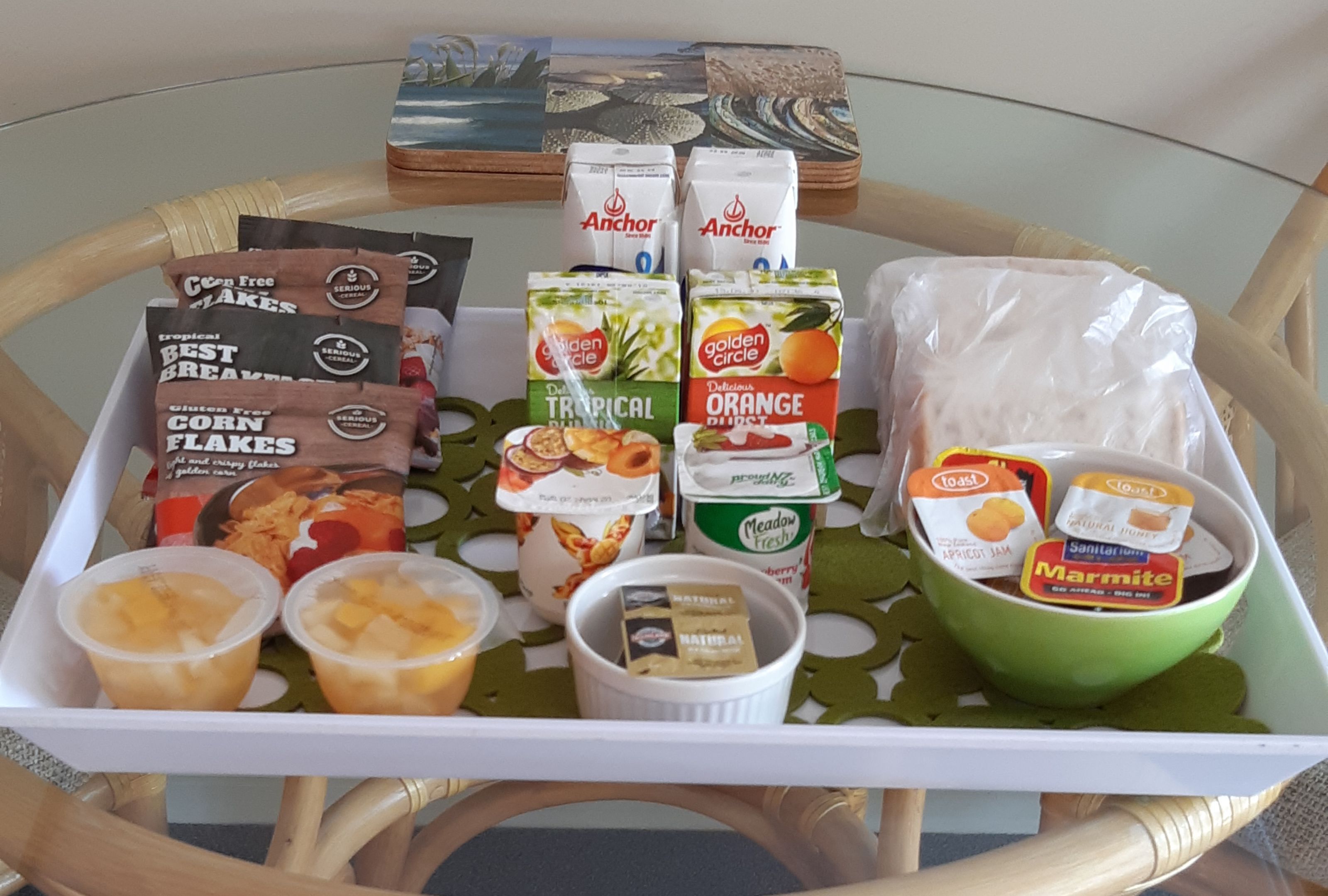 Daily continental breakfast for a fee