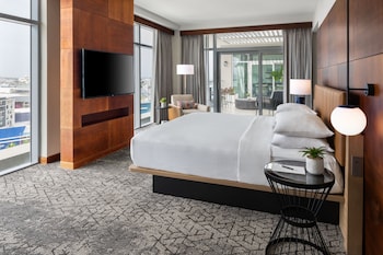 Presidential Suite, 2 Bedrooms, Bay View | Egyptian cotton sheets, premium bedding, pillowtop beds, in-room safe at Sheraton Puerto Rico Resort & Casino