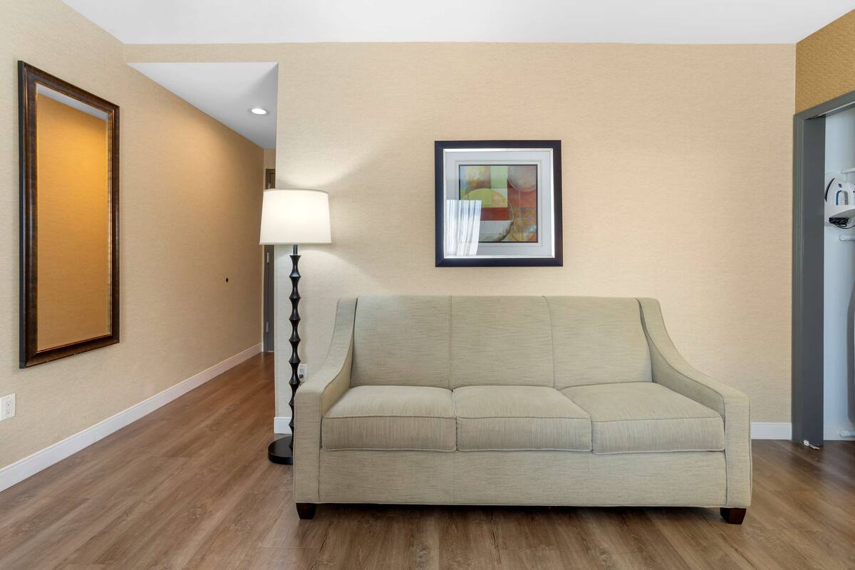 premium bedding, down duvets, in-room safe, desk