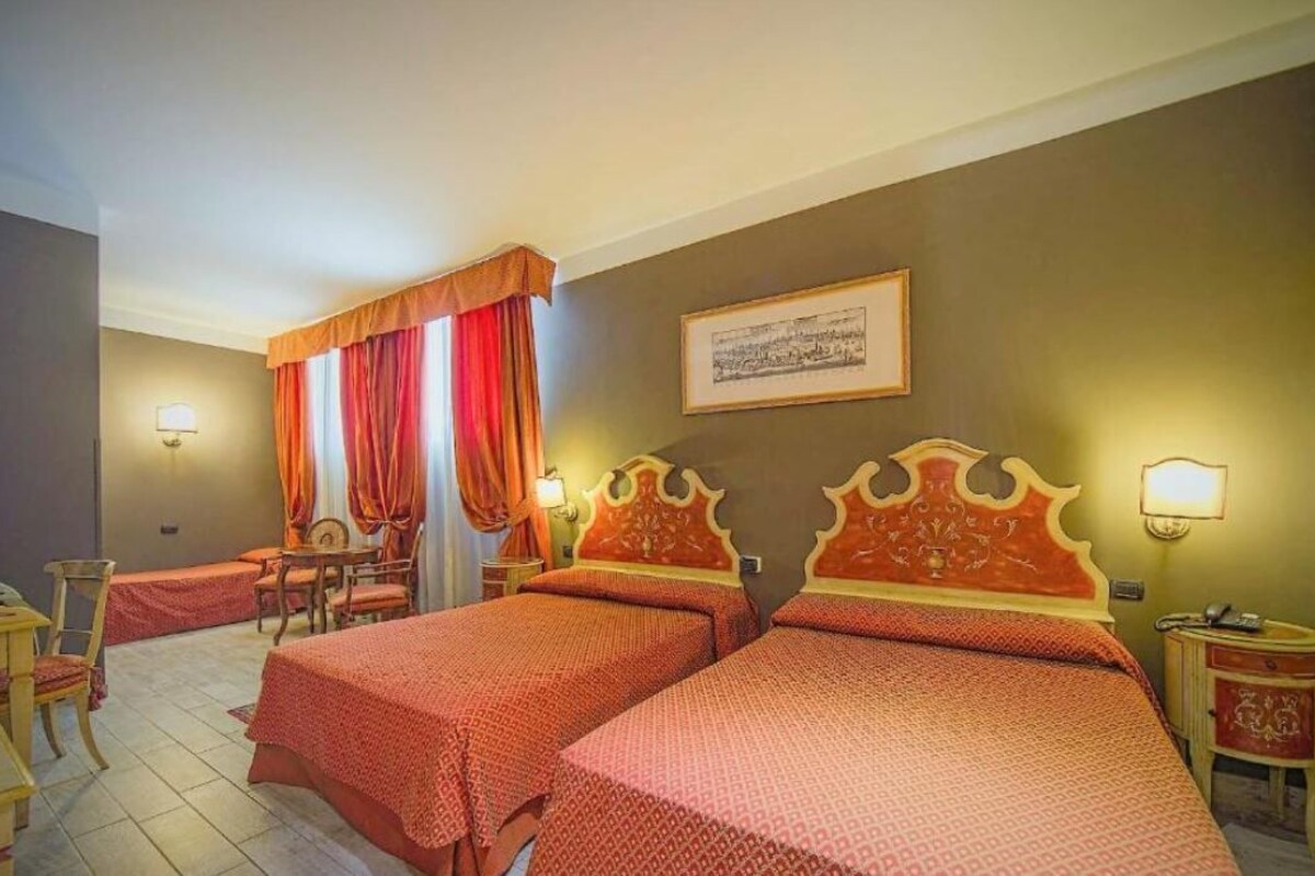 Pillow-top beds, in-room safe, desk, laptop workspace