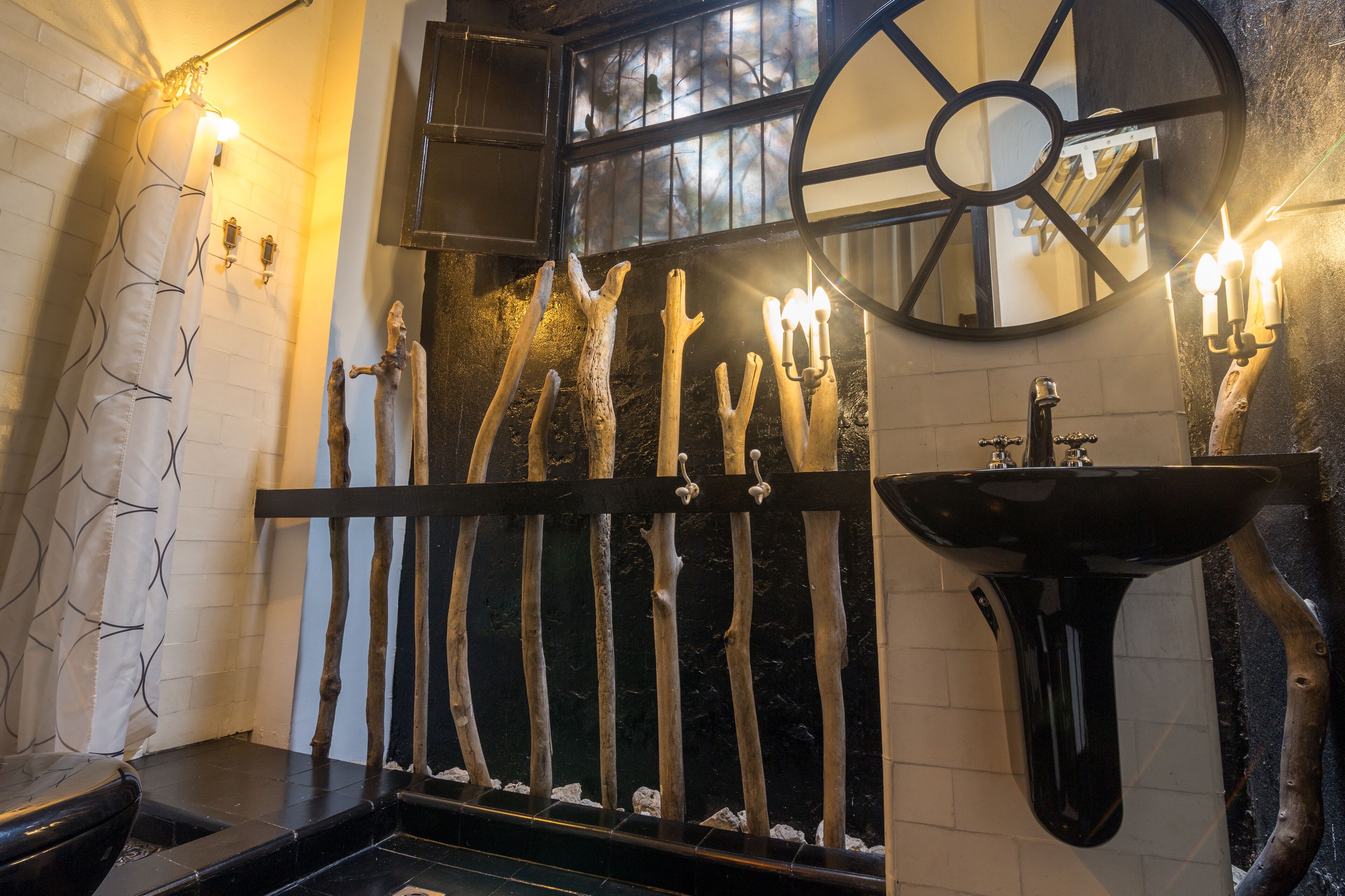 luxury room | bathroom | shower, free toiletries, hair dryer, towels