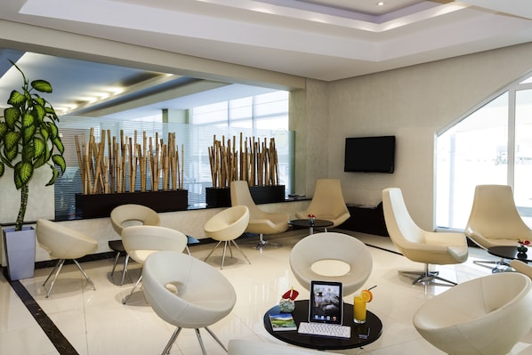 Sala de estar en el lobby