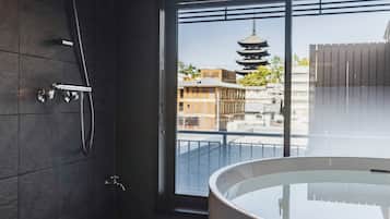 Deluxe Room with Private Bathroom - Temple View, Non Smoking | Bathroom | Free toiletries, hair dryer, slippers, electronic bidet
