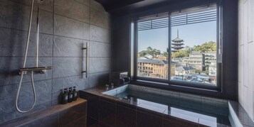 Suite Room with Private Bathroom - Temple View, Non Smoking | Bathroom | Free toiletries, hair dryer, slippers, electronic bidet