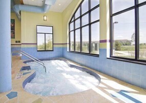 Indoor spa tub