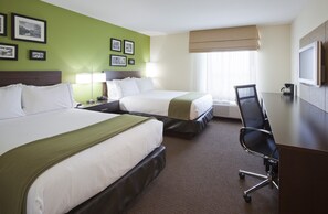 Pillowtop beds, desk, blackout drapes, iron/ironing board - Holiday Inn Express Hotel & Suites Rogers by IHG (Rogers)