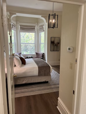 Chambre Double pour 1 personne | Draps en coton égyptien, literie de qualité supérieure, surmatelas