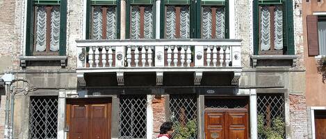 Fassade der Unterkunft