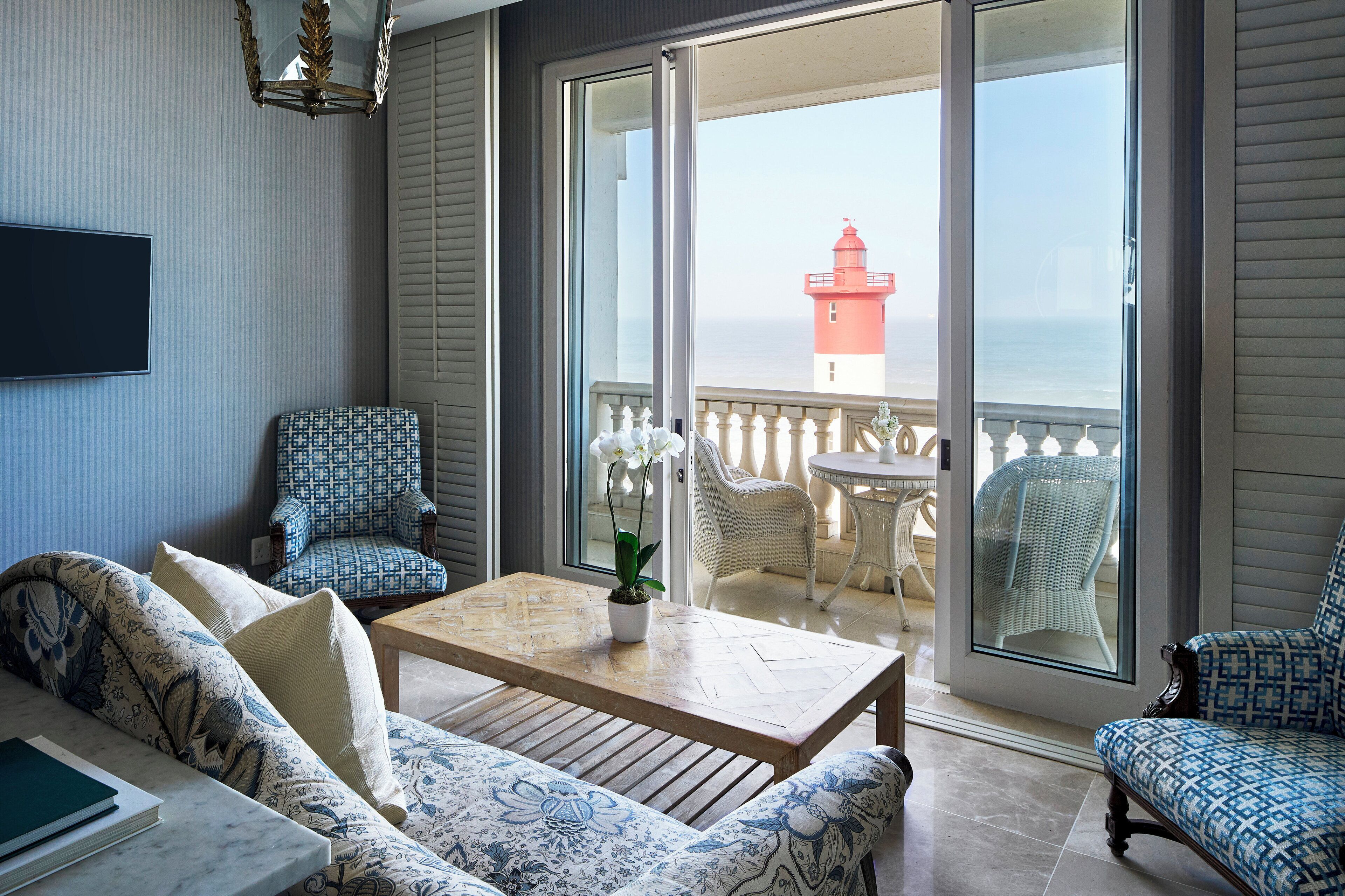 luxury sea facing suite | premium bedding, minibar, in-room safe, desk