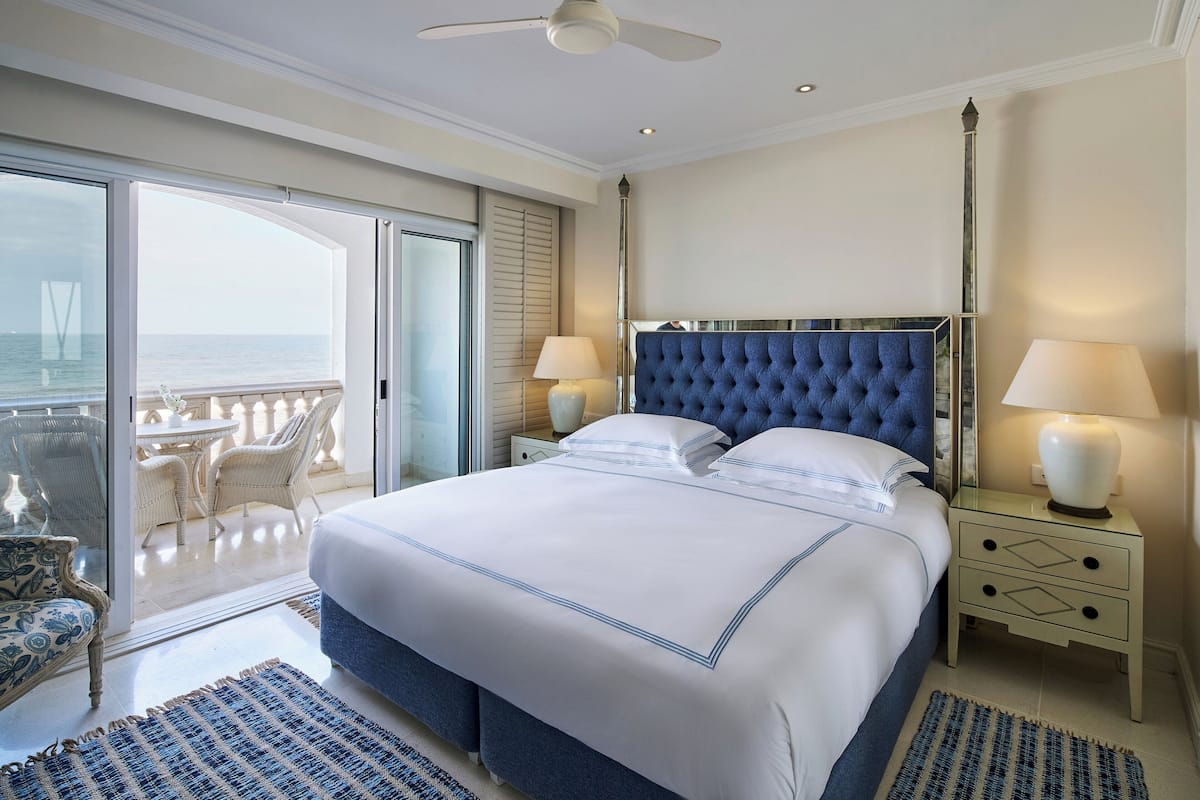 Sea Facing Family Room | Premium bedding, minibar, in-room safe, desk