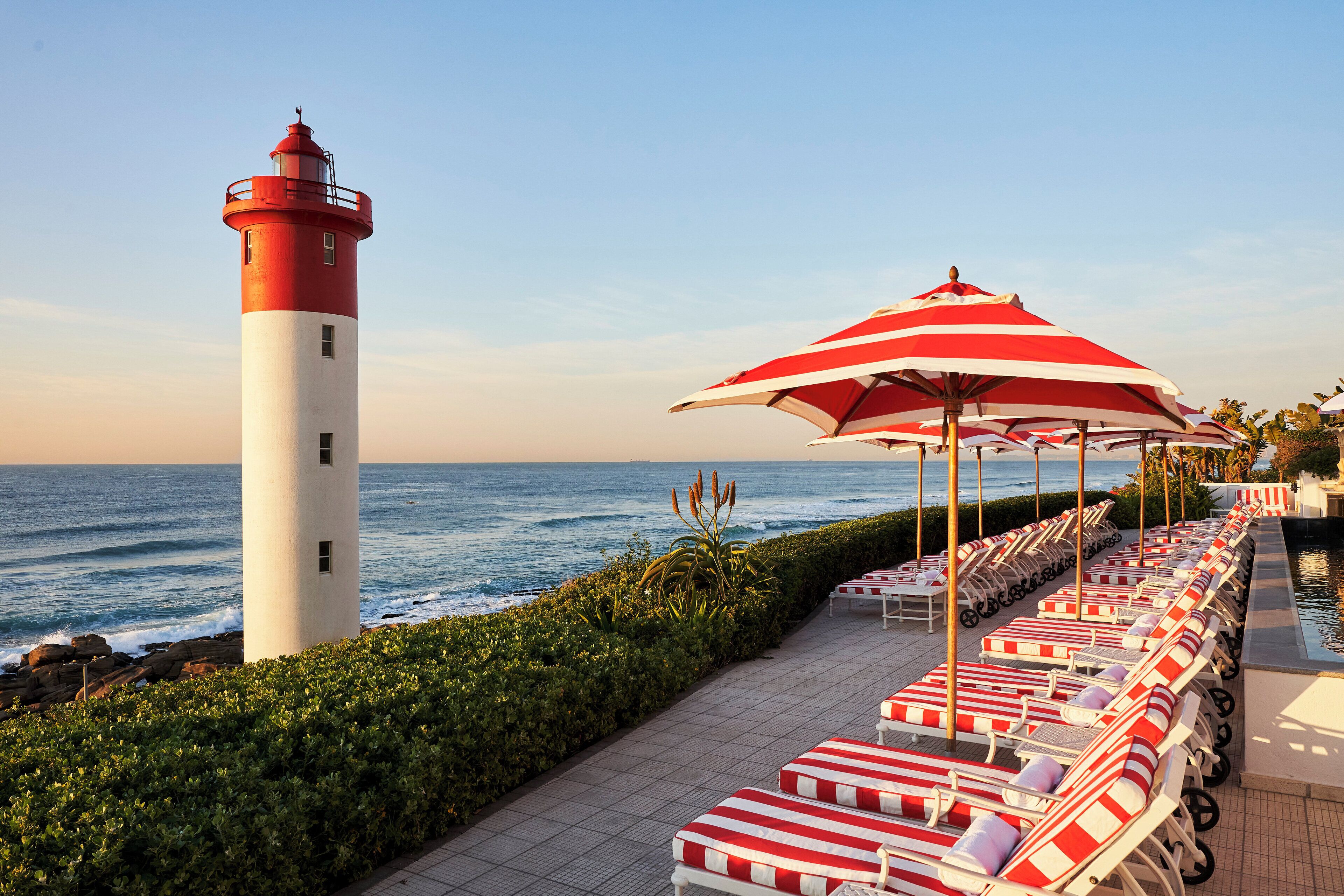 2 outdoor pools, pool umbrellas, pool loungers