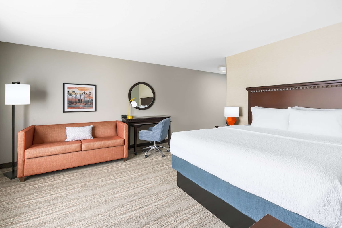 Down comforters, blackout drapes, iron/ironing board, bed sheets