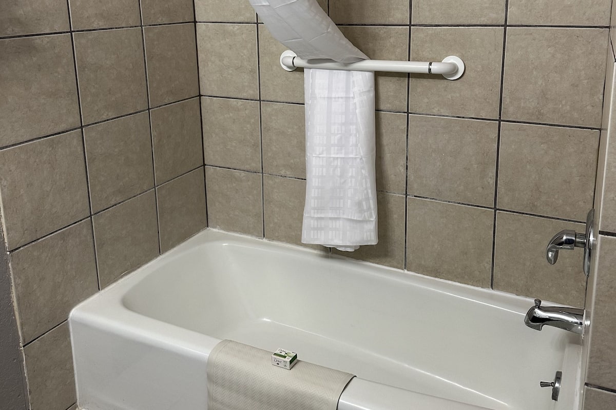 Free toiletries, hair dryer, towels