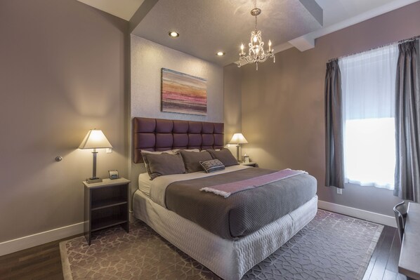 Premium bedding, pillow-top beds, in-room safe, desk