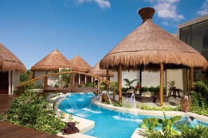 Couples treatment rooms, sauna, hot tub, steam room, body treatments - Dreams Riviera Cancun Resort & Spa - All Inclusive (Puerto Morelos)