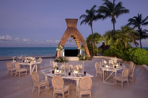 Zona para bodas al aire libre