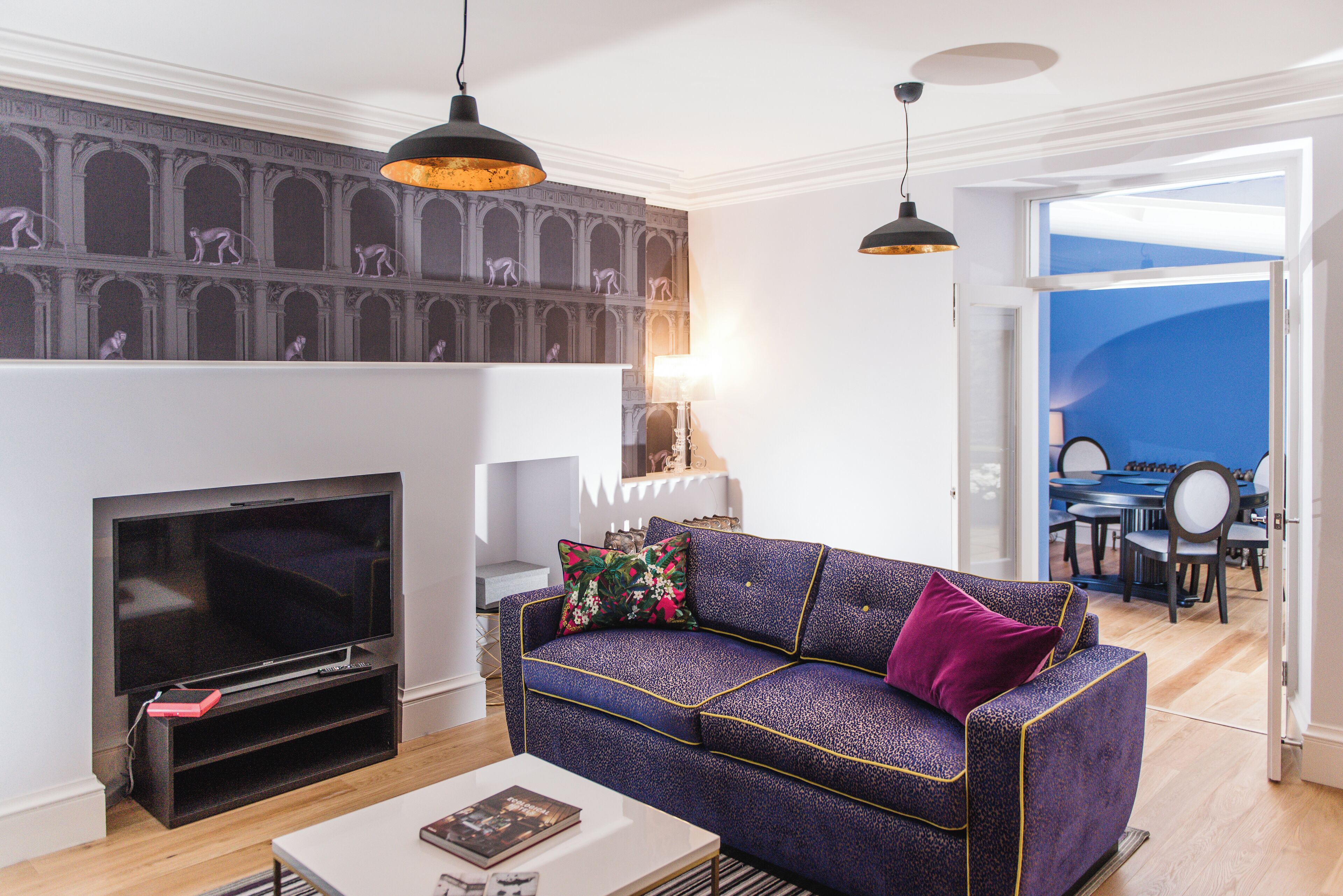 standard apartment, 2 bedrooms | living area | tv