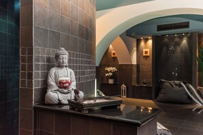 Turkish bath, body treatments, aromatherapy, hot stone massages