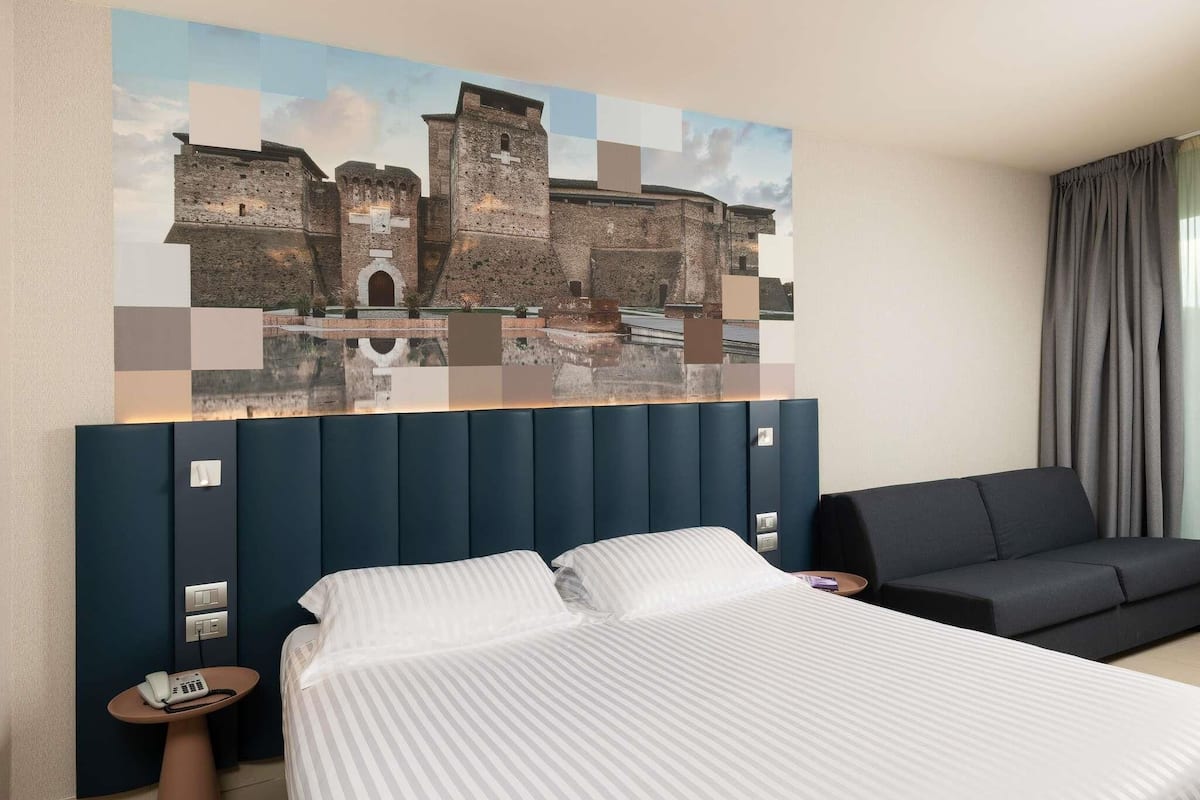Superior Room, 1 Double Bed with Sofa bed, Terrace, Partial Sea View (side sea view)