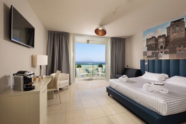 Privilege, Room, Multiple Beds, Sea View