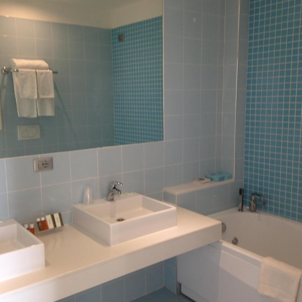 free toiletries, hair dryer, slippers, bidet