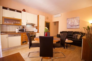 Comfort Apartment | Living area | Plasma TV - Divine Apartments (Dubrovnik)