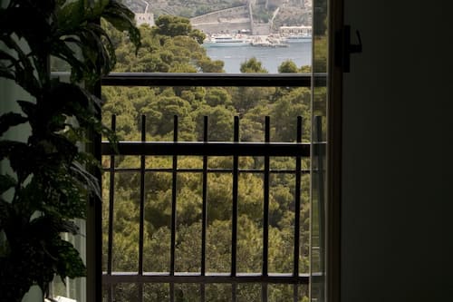 Uitzicht vanuit de kamer