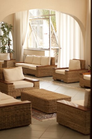 Lobby sitting area