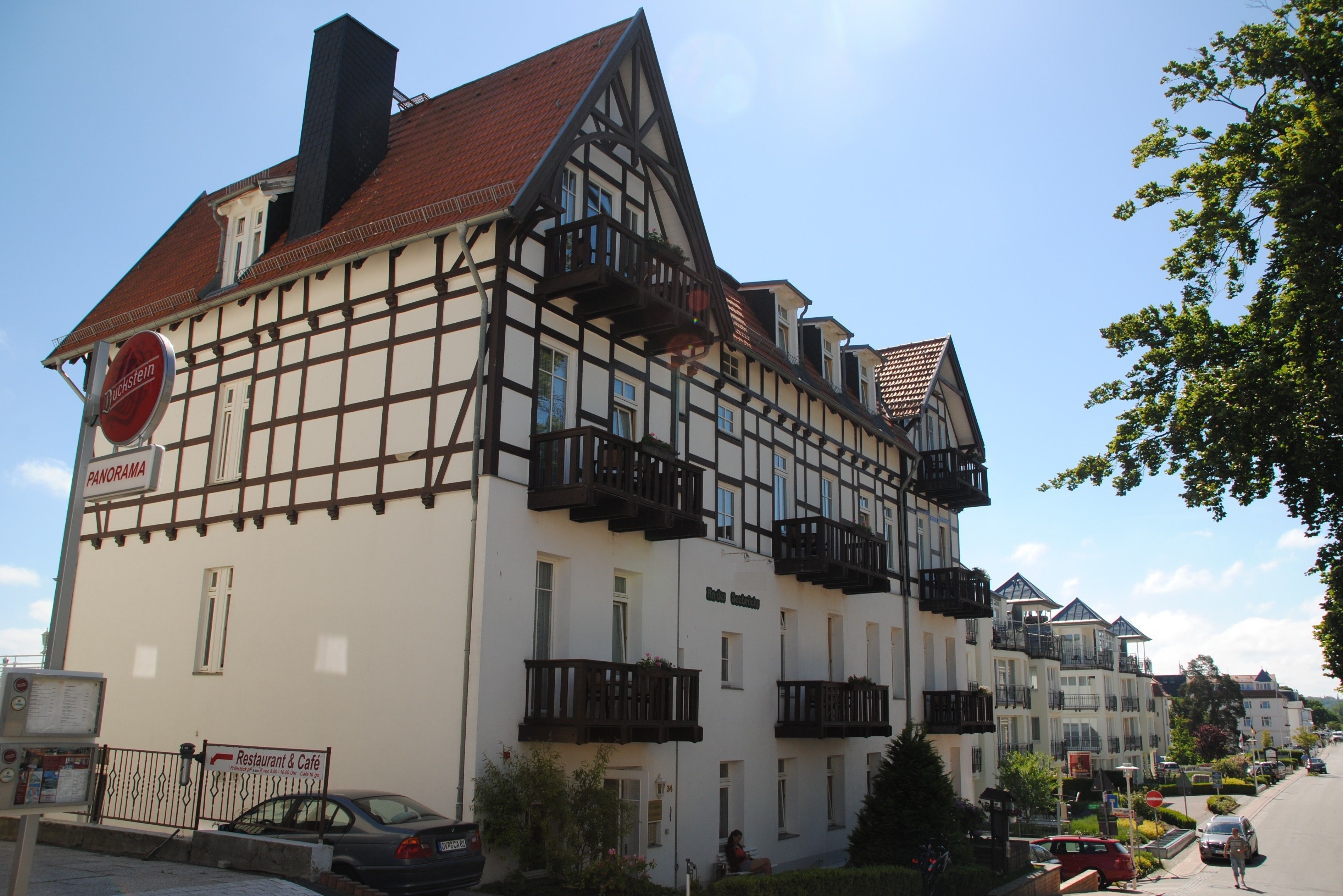 Fassade der Unterkunft