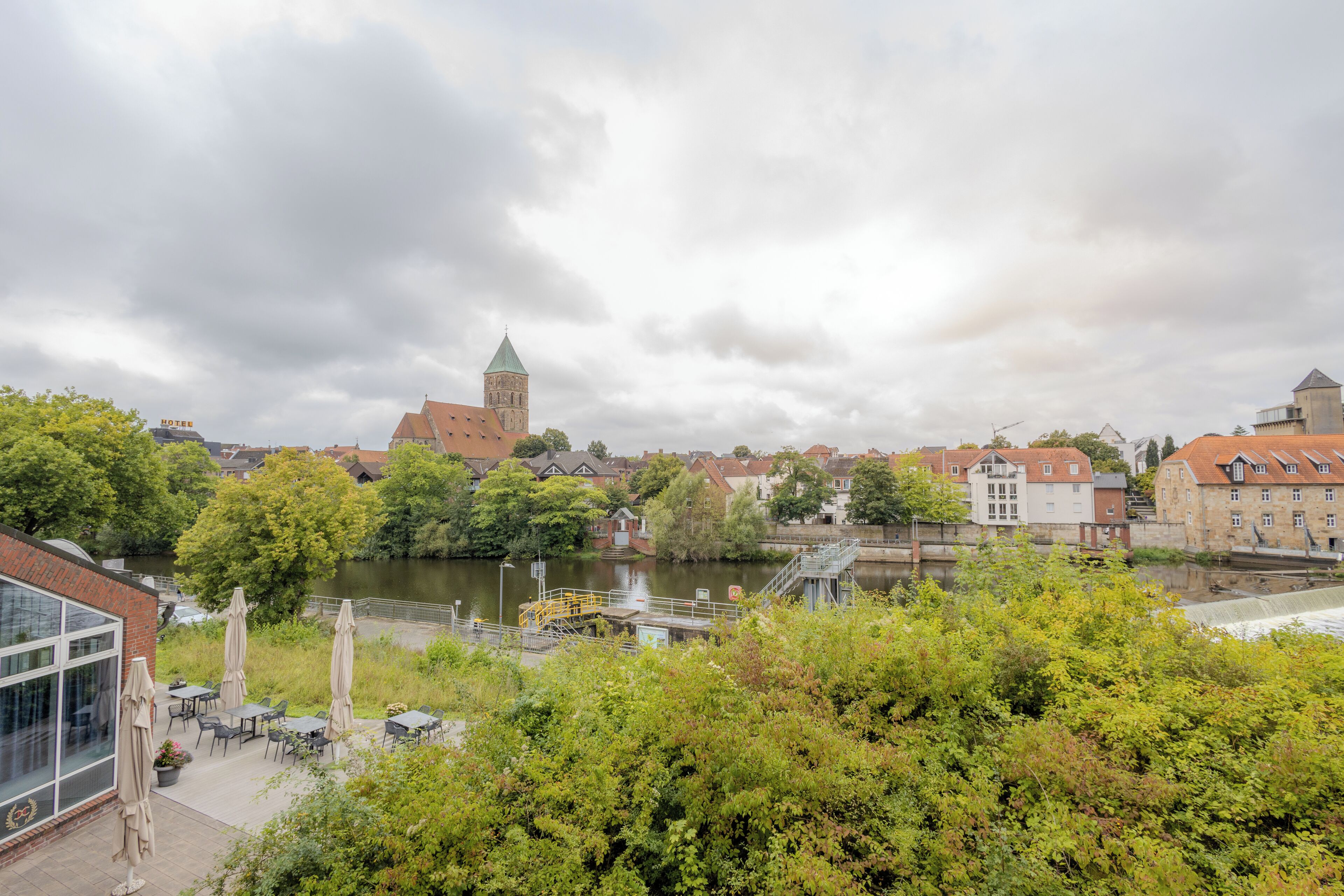 panoramic suite, 1 king bed with sofa bed, non smoking, river view | 1 bedroom, free minibar, individually decorated, individually furnished