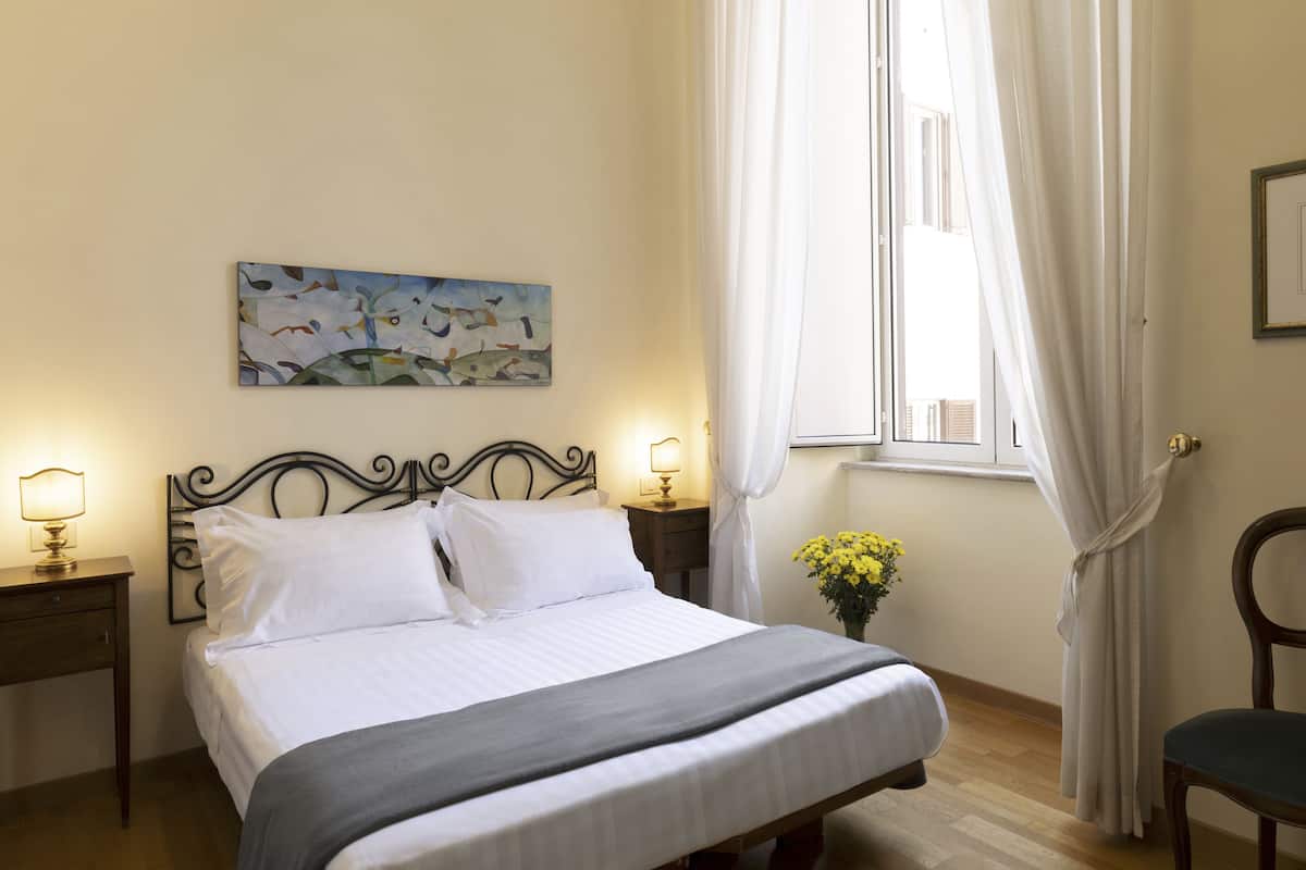 Deluxe Double Room | In-room safe, desk, laptop workspace, blackout drapes
