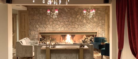 Sala de estar en el lobby