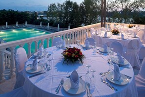 Área para banquetes al aire libre