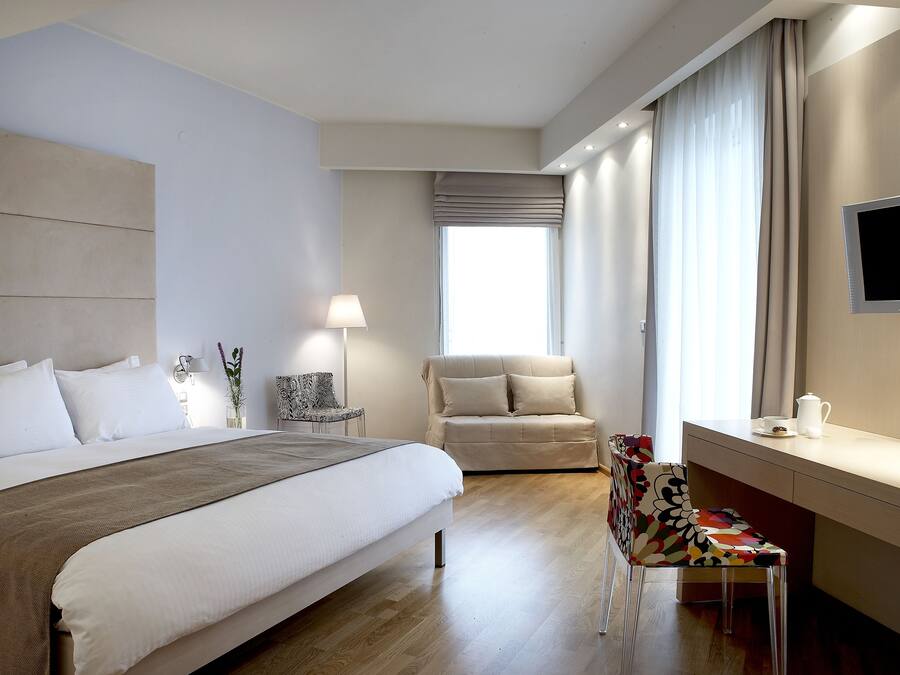 Habitació júnior, 1 llit doble i sofà llit | Vista des de l'habitació