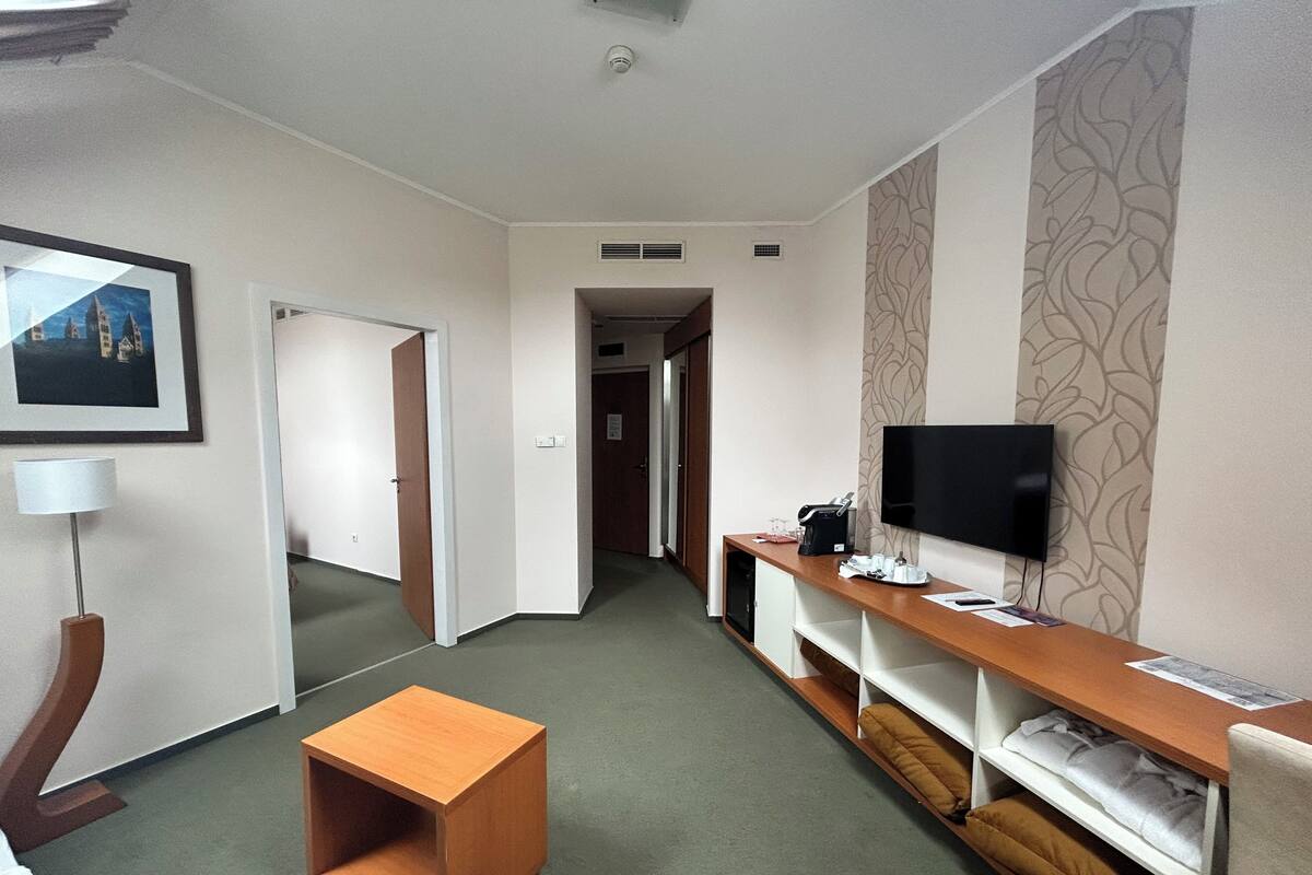 Standard Suite | Soundproofing, iron/ironing board (on request), WiFi (free), bed sheets