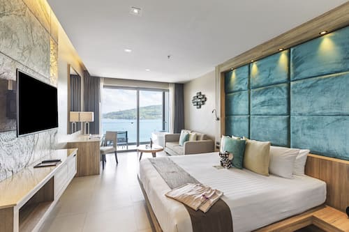 Deluxe-Zimmer, 1 King-Bett, Meerblick | Zimmerausstattung