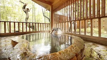Deluxe Japanese Style Room, Outdoor Bath, 2-4person | Down comforters, in-room safe, individually decorated
