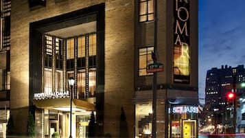 Front of property – evening/night