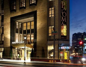 A hotel with a prominent entrance, large windows, and a sign for 'Hotel Palomar'. - Kimpton Hotel Palomar Philadelphia by IHG (Philadelphia)