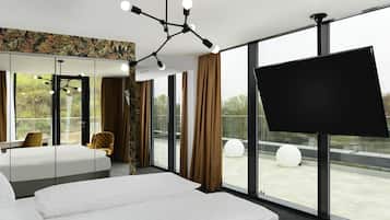 Executive Room, 1 Double Bed with Sofa bed | 1 bedroom, minibar, in-room safe, desk
