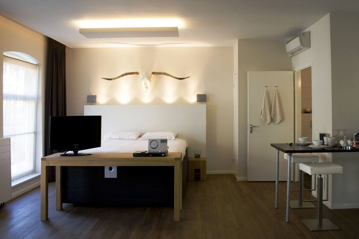 Habitación estándar | Sábanas de algodón egipcio y camas Select Comfort