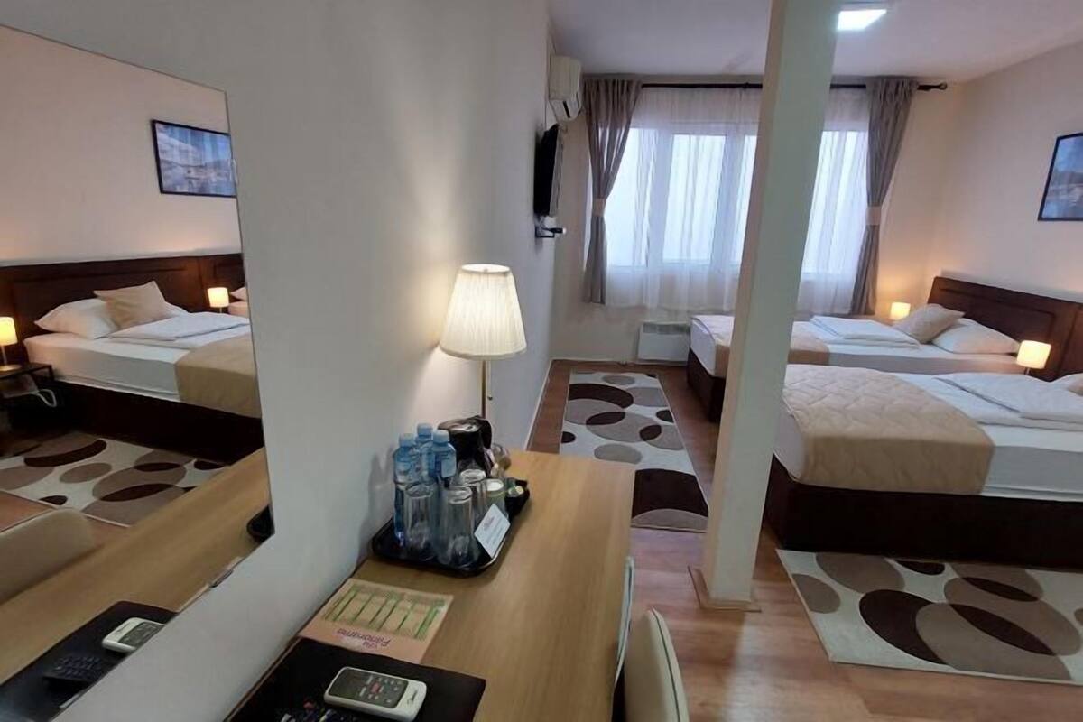 1 bedroom, hypo-allergenic bedding, pillowtop beds, in-room safe