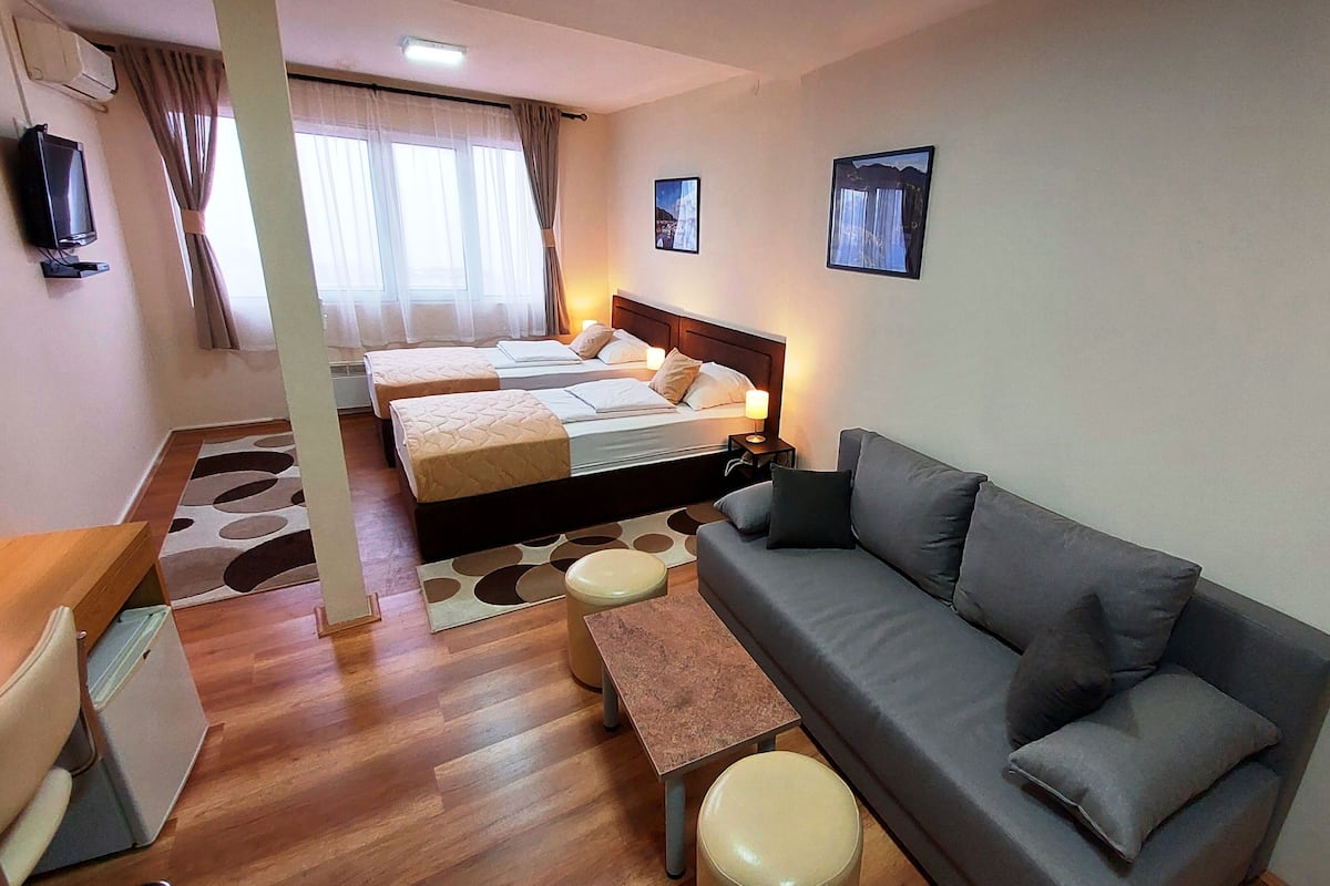 Habitación familiar | Ropa de cama hipoalergénica y colchones con acolchado adicional