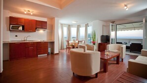 Panoramic Apartment, Non Smoking, City View | Living area | Flat-screen TV - Apartments Agava (Makarska)